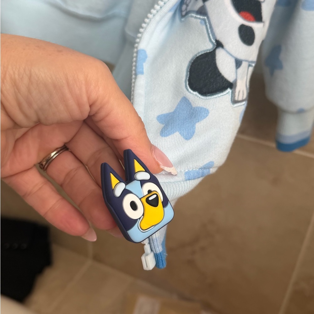 Kids' Cartoon Character Hoodies - Light Blue and Navy - Picture 4 of 14